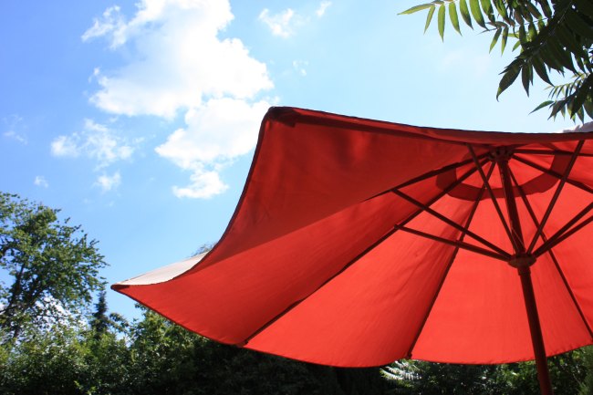 Sun shade garden umbrella